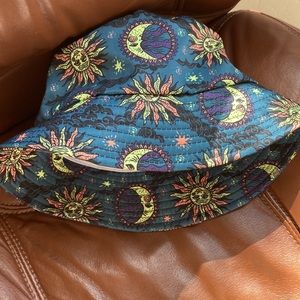 Sun and moon not cool feel so sick right now zodiac hat fisherman hat new